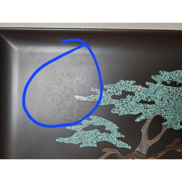 MCM Signed Samuel Finley Brown Morse Couroc Cypress Pebble Beach Serving Tray - Picture 6 of 12